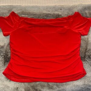 SHEIN Vibrant Red Blouse